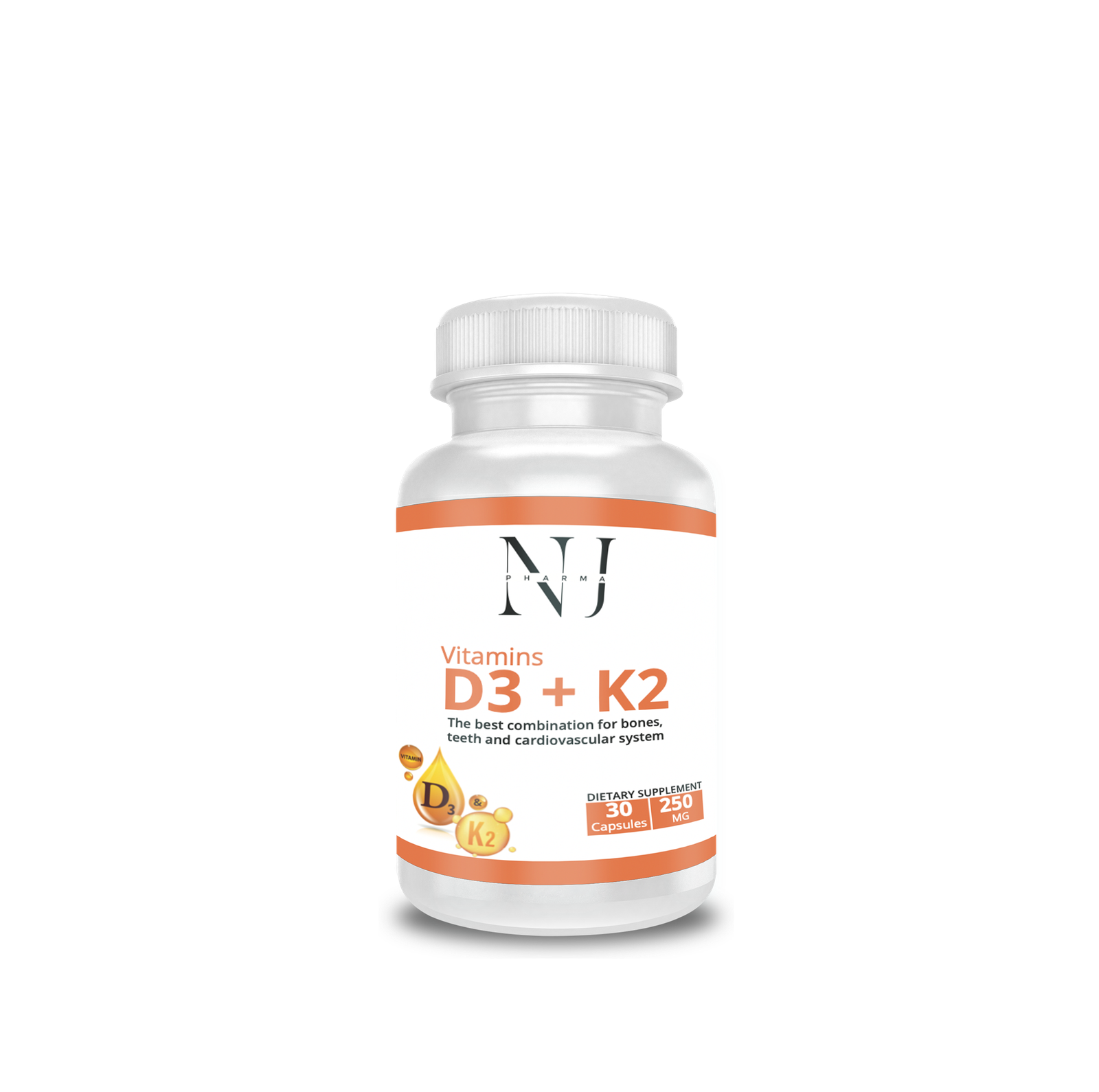 VITAMINES D3+K2 (30 gélules)